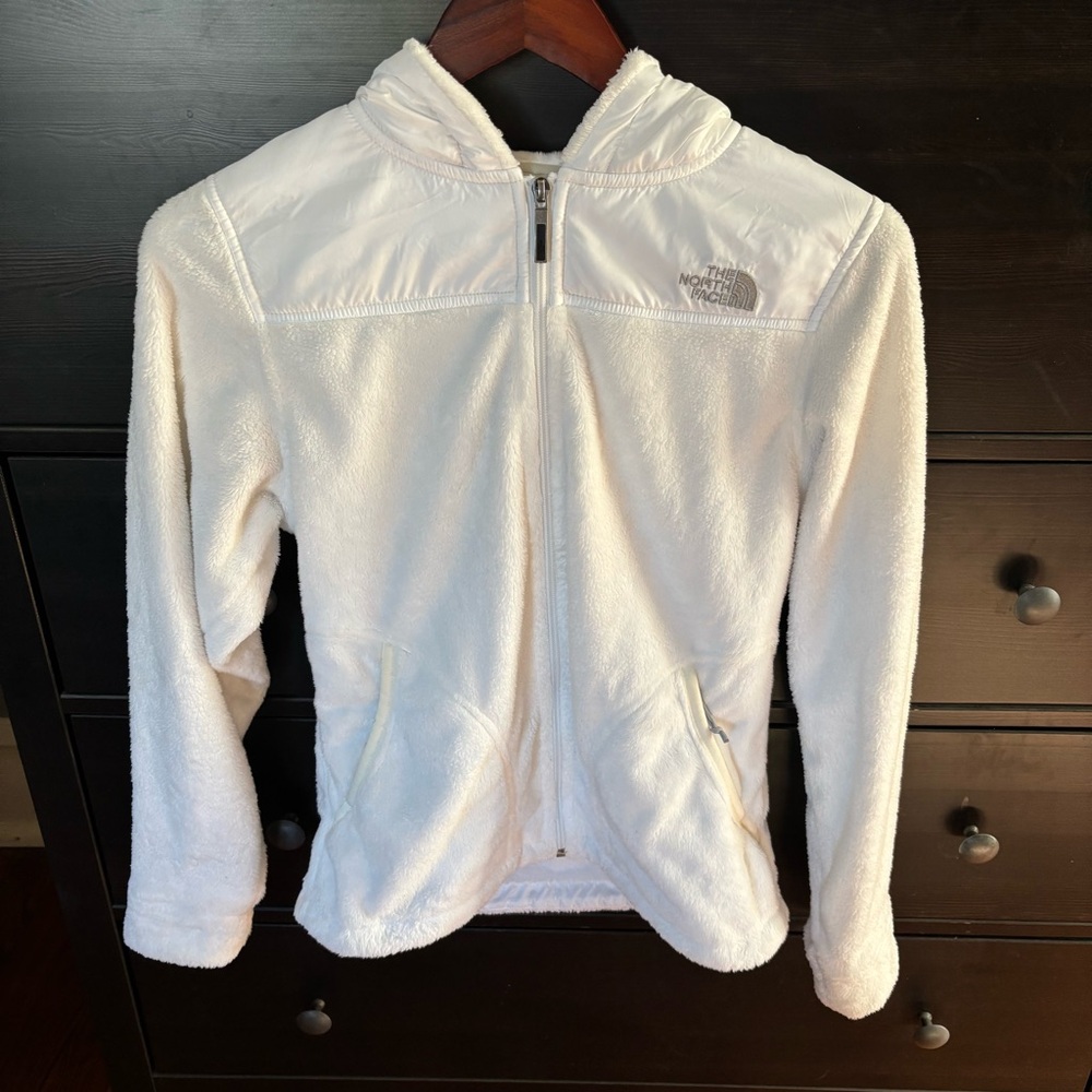 The North Face White Fleece Hoodie